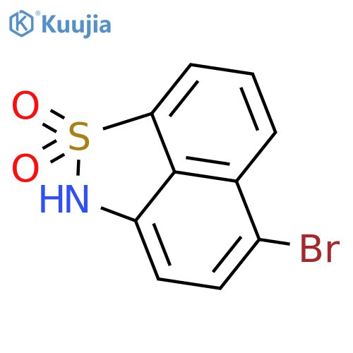 2H-NAPHTH[1,8-CD]ISOTHIAZOLE, 5-BROMO-, 1,1-DIOXIDE structure