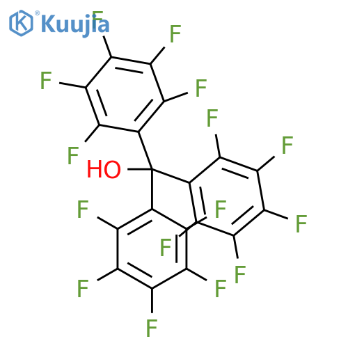 Tris(pentafluorophenyl)methanol structure