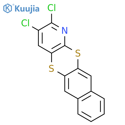 Naphtho[2',3':5,6][1,4]dithiino[2,3-b]pyridine, 2,3-dichloro- structure