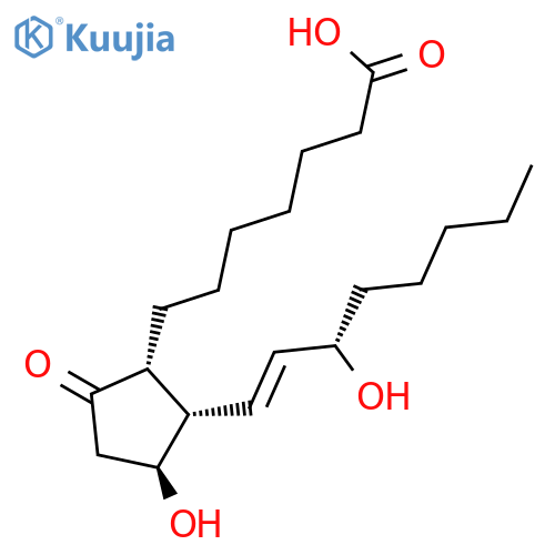 7-((1R,2S,3S)-3-Hydroxy-2-((S,E)-3-hydroxyoct-1-en-1-yl)-5-oxocyclopentyl)heptanoic Acid structure