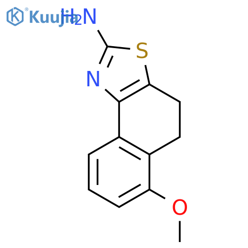 6-methoxy-4H,5H-naphtho1,2-d1,3thiazol-2-amine structure