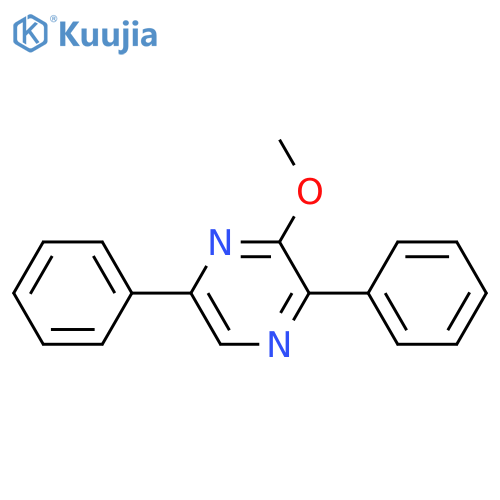 3-Methoxy-2,5-diphenylpyrazine structure