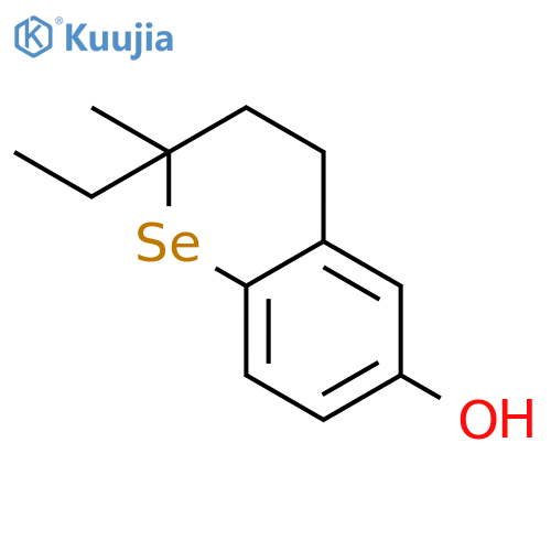 2H-1-Benzoselenin-6-ol, 2-ethyl-3,4-dihydro-2-methyl- structure