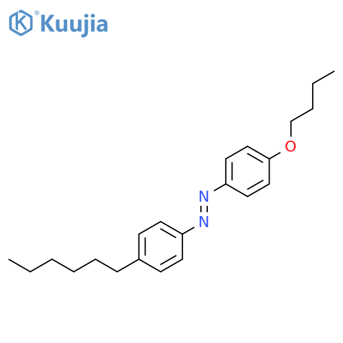 Diazene, (4-butoxyphenyl)(4-hexylphenyl)- structure