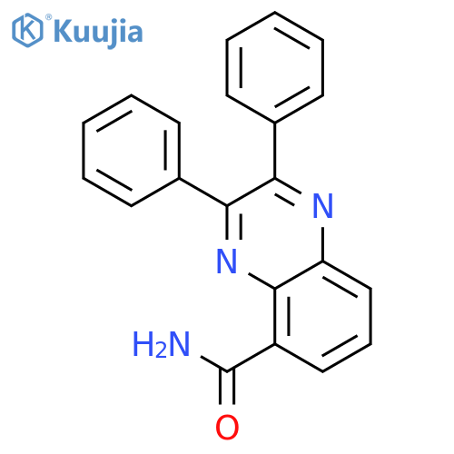 5-QUINOXALINECARBOXAMIDE, 2,3-DIPHENYL- structure