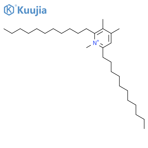Pyridinium, 1,3,4-trimethyl-2,6-diundecyl- structure