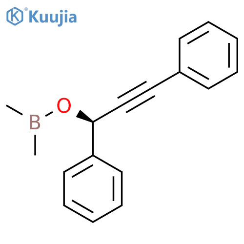 Borinic acid, dimethyl-, (1R)-1,3-diphenyl-2-propynyl ester structure