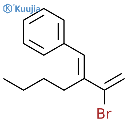 BENZENE, [(1Z)-2-(1-BROMOETHENYL)-1-HEXENYL]- structure