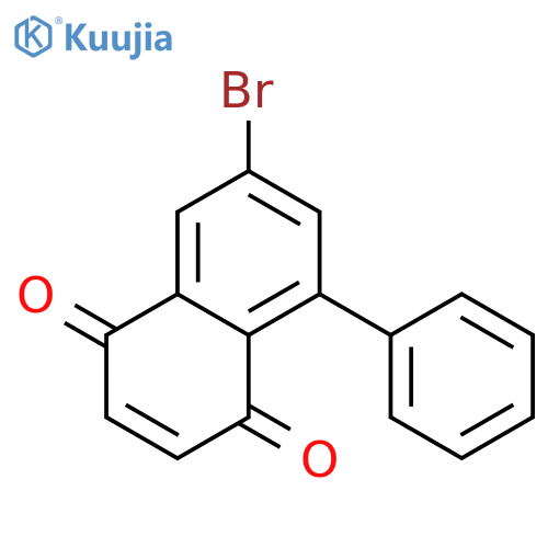 1,4-NAPHTHALENEDIONE, 7-BROMO-5-PHENYL- structure