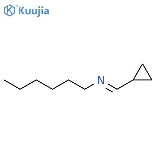 1-HEXANAMINE, N-(CYCLOPROPYLMETHYLENE)- structure