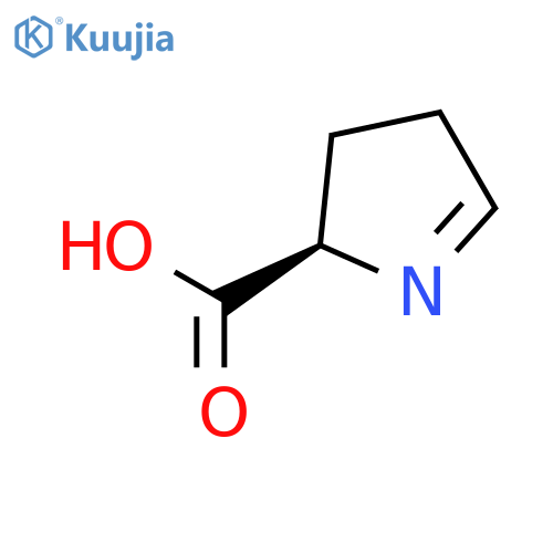 2H-Pyrrole-2-carboxylic acid, 3,4-dihydro-, (2R)- structure