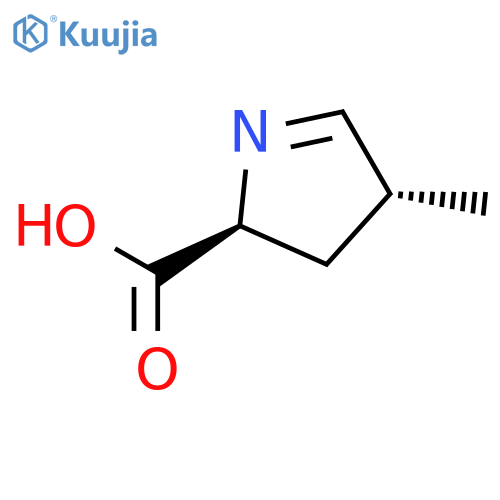 2H-Pyrrole-2-carboxylic acid, 3,4-dihydro-4-methyl-, (2S,4R)- structure