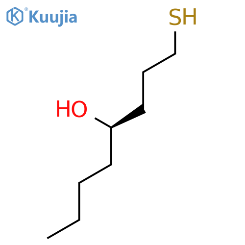 4-OCTANOL, 1-MERCAPTO-, (4R)- structure