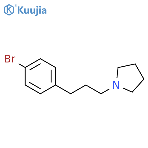 1-(3-(4-Bromophenyl)propyl)pyrrolidine structure