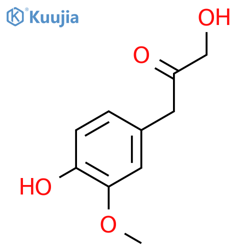 1-hydroxy-3-(4-hydroxy-3-methoxyphenyl)propan-2-one structure