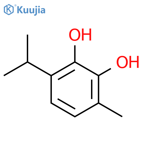 3-Isopropyl-6-methylbenzene-1,2-diol structure