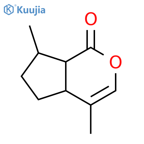 4,7-dimethyl-1H,4aH,5H,6H,7H,7aH-cyclopentacpyran-1-one structure