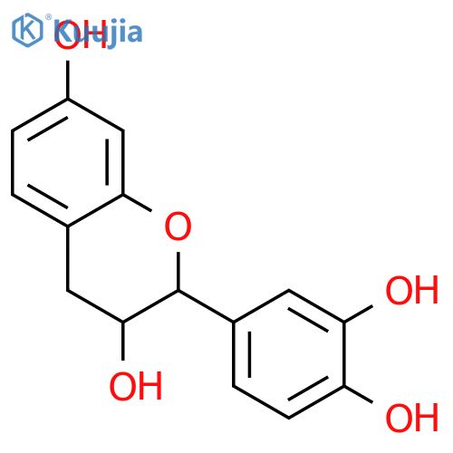 2H-1-Benzopyran-3,7-diol,2-(3,4-dihydroxyphenyl)-3,4-dihydro-, (2R,3S)- structure