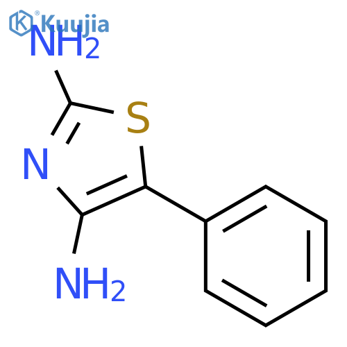 5-phenyl-1,3-thiazole-2,4-diamine structure