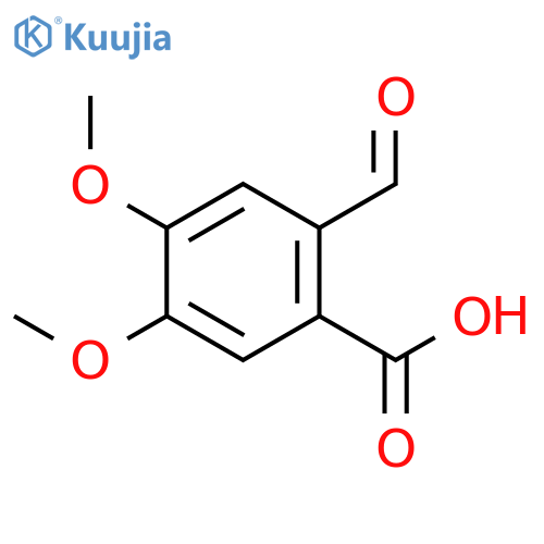 2-Formyl-4,5-dimethoxybenzoic acid structure
