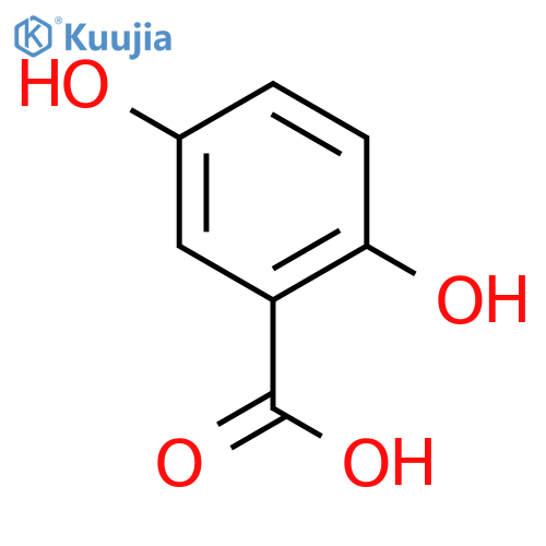 2,5-Dihydroxybenzoic acid structure