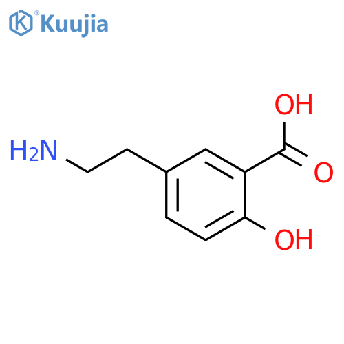 5-(2-Aminoethyl)-2-hydroxybenzoic Acid structure