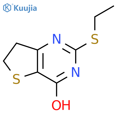 2-ethylsulfanyl-6,7-dihydro-3H-thieno[3,2-d]pyrimidin-4-one structure
