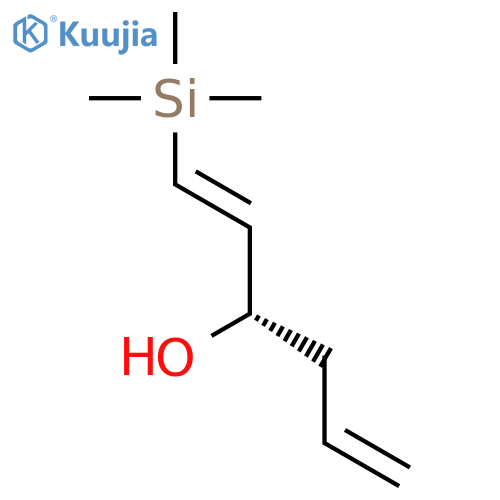 1,5-Hexadien-3-ol, 1-(trimethylsilyl)-, (1E,3S)- structure