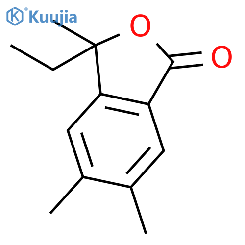 1(3H)-Isobenzofuranone,3-ethyl-3,5,6-trimethyl-(9CI) structure