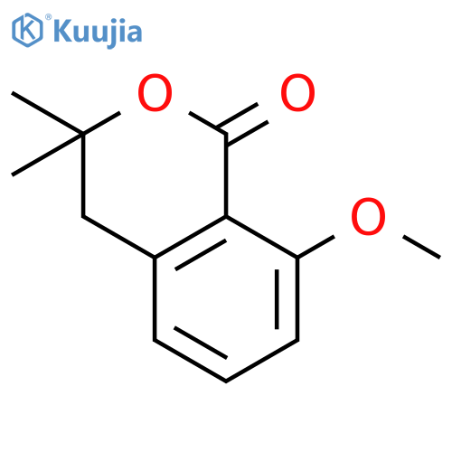 1H-2-Benzopyran-1-one, 3,4-dihydro-8-methoxy-3,3-dimethyl- structure
