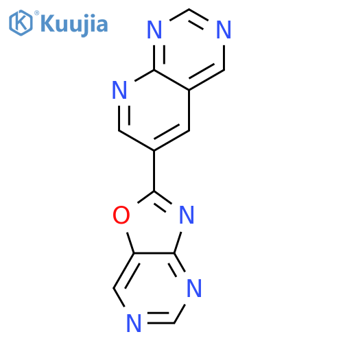 Pyrido[2,3-d]pyrimidine, 6-oxazolo[4,5-d]pyrimidin-2-yl- structure