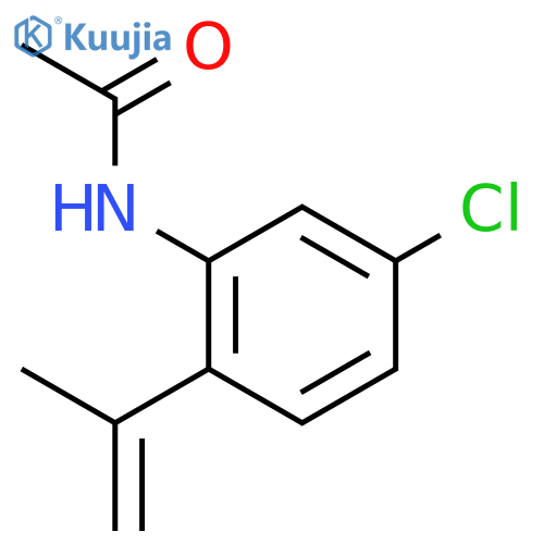 Acetamide, N-[5-chloro-2-(1-methylethenyl)phenyl]- structure