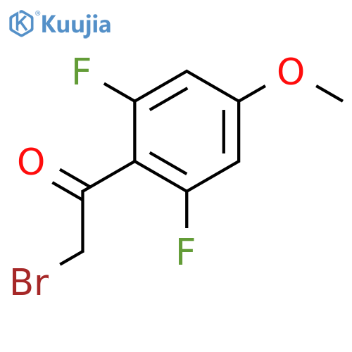 ETHANONE, 2-BROMO-1-(2,6-DIFLUORO-4-METHOXYPHENYL)- structure