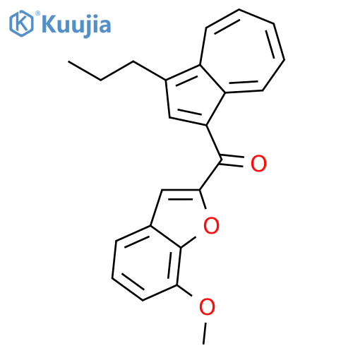 Methanone, (7-methoxy-2-benzofuranyl)(3-propyl-1-azulenyl)- structure