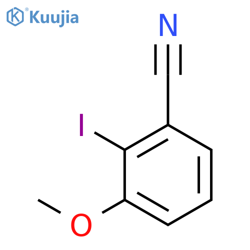 2-Iodo-3-methoxybenzonitrile structure