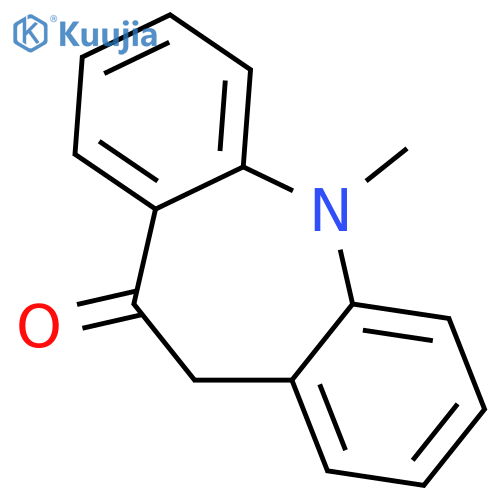 5,11-Dihydro-5-methyl-10H-dibenzb,fazepin-10-one structure