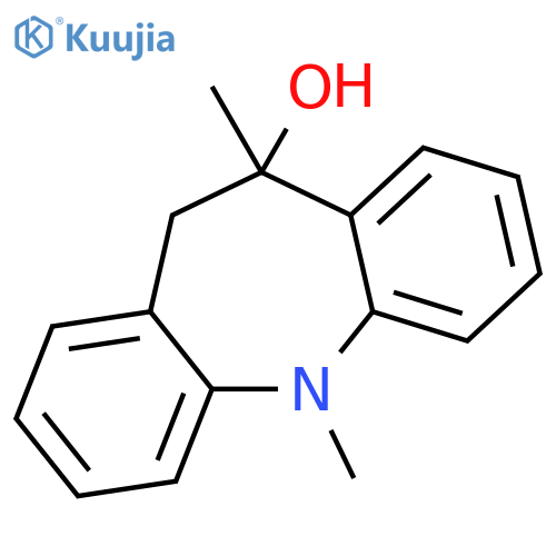 5H-Dibenz[b,f]azepin-10-ol, 10,11-dihydro-5,10-dimethyl- structure