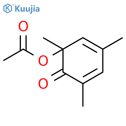 1,3,5-Trimethyl-6-oxocyclohexa-2,4-dien-1-yl acetate structure