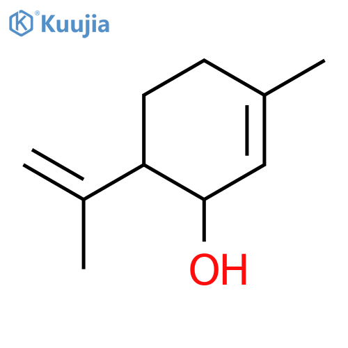 3-methyl-6-(prop-1-en-2-yl)cyclohex-2-en-1-ol structure