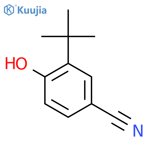 3-(Tert-Butyl)-4-hydroxybenzonitrile structure