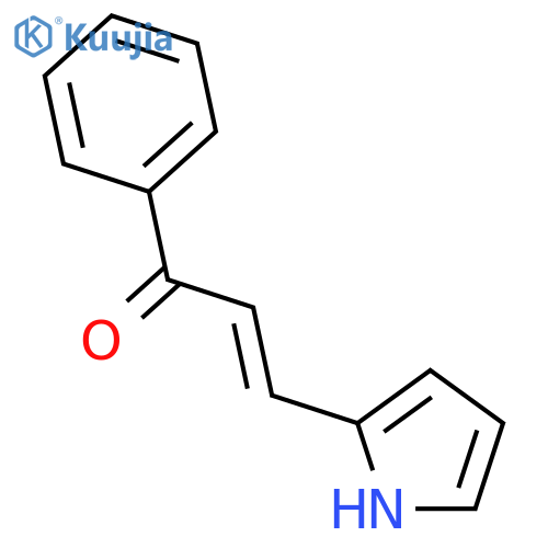 2-Propen-1-one,1-phenyl-3-(1H-pyrrol-2-yl)- structure
