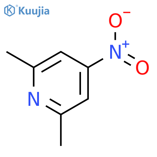 2,6-Dimethyl-4-nitropyridine structure