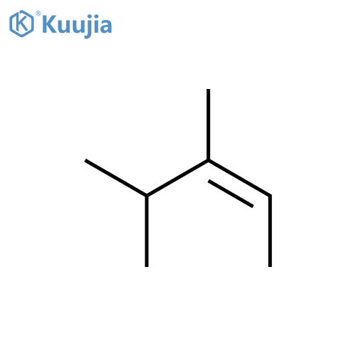 trans-3,4-Dimethyl-2-pentene structure