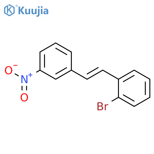 Benzene, 1-bromo-2-[2-(3-nitrophenyl)ethenyl]- structure