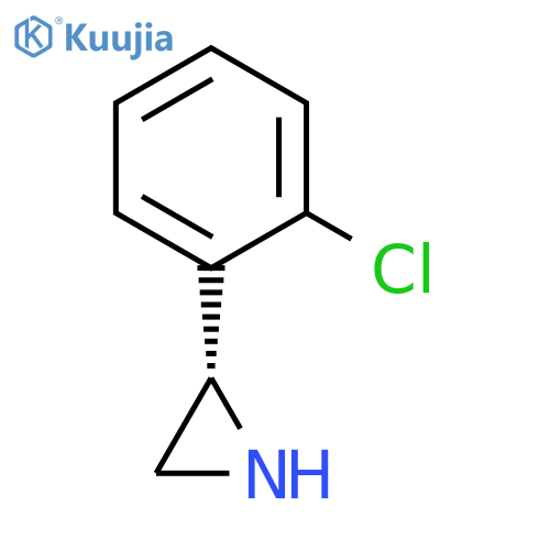 Aziridine, 2-(2-chlorophenyl)-, (2S)- structure