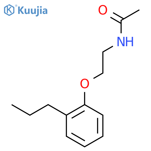 N-2-(2-Propylphenoxy)ethylacetamide structure