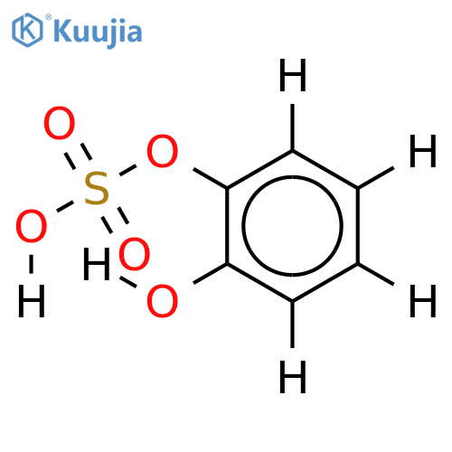 (2-Hydroxy-phenyl)-hydrogensulfat structure