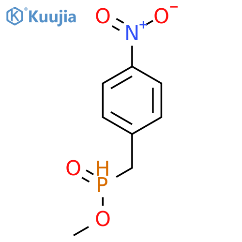 PHOSPHINIC ACID, [(4-NITROPHENYL)METHYL]-, METHYL ESTER structure
