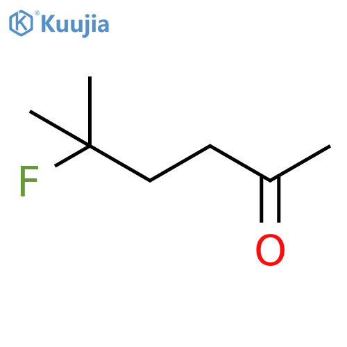 5-fluoro-5-methylhexan-2-one structure