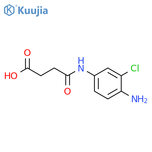 N-(4-Amino-3-chloro-phenyl)-succinamic acid structure
